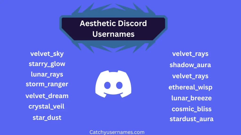 Aesthetic Discord Usernames