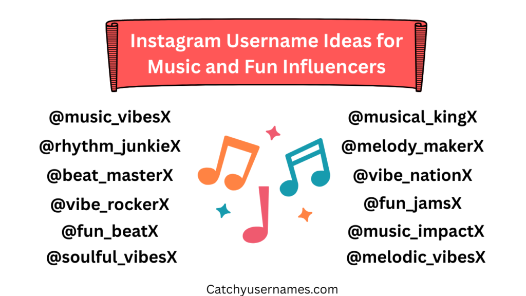 Instagram Username Ideas for Music and Fun Influencers