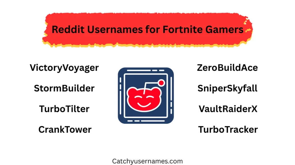 Reddit Usernames for Fortnite Gamers