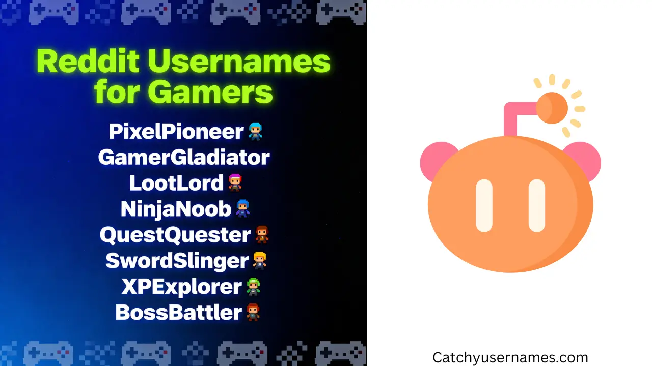 Reddit Usernames for Gamers