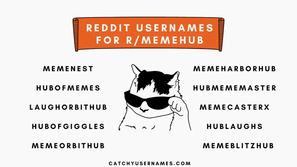 Reddit Usernames for MemeHub Subreddit
