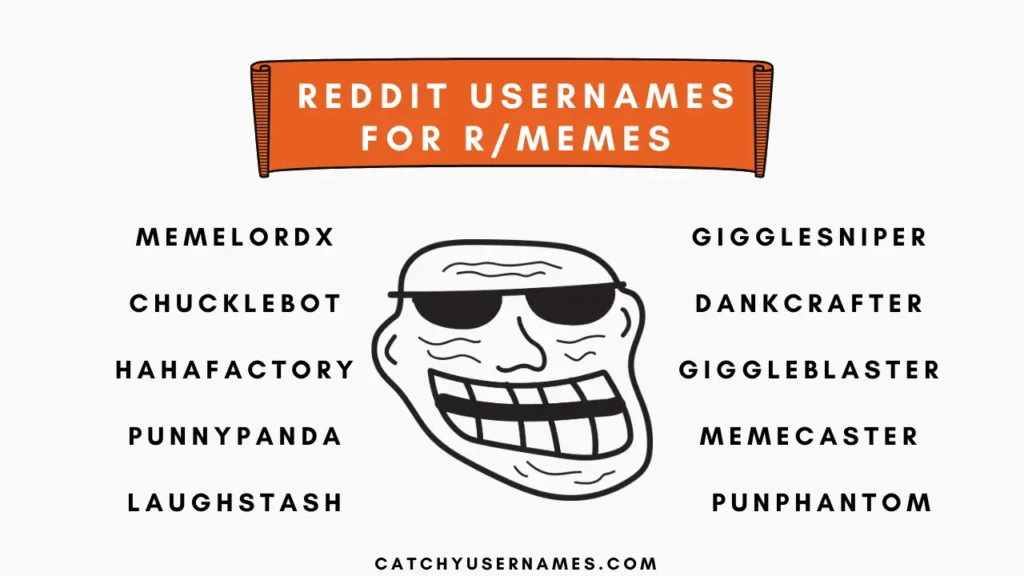 Reddit Usernames for Memes Subreddit