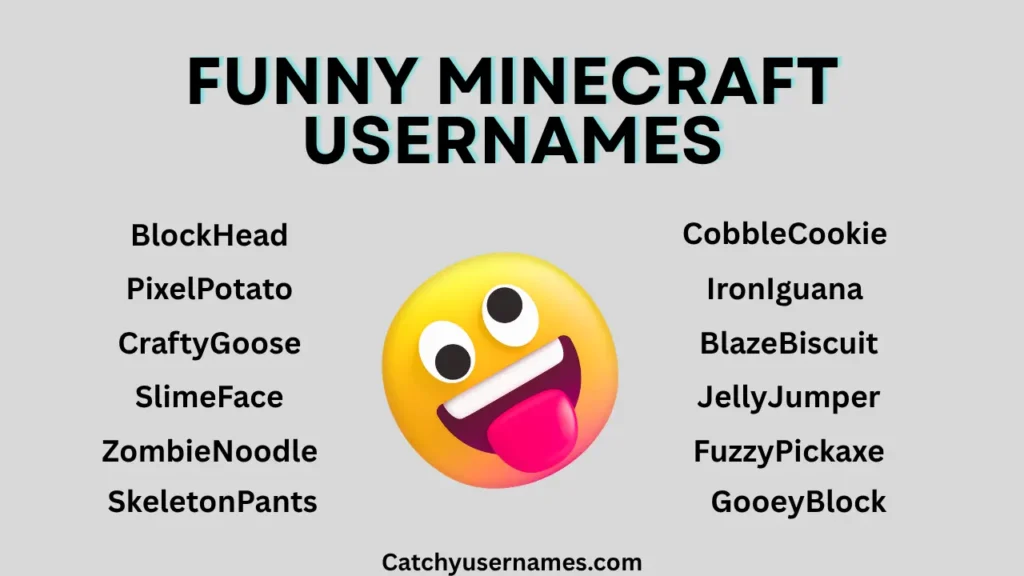 Funny Minecraft Usernames