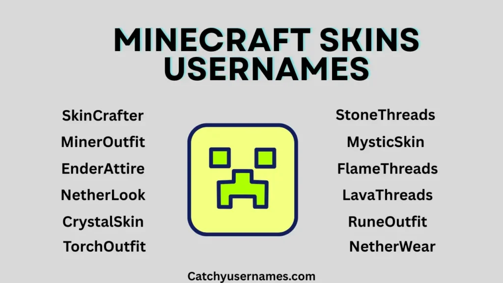 800 Minecraft Usernames for Gamers