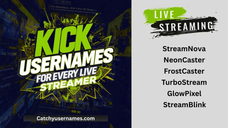 Kick Usernames