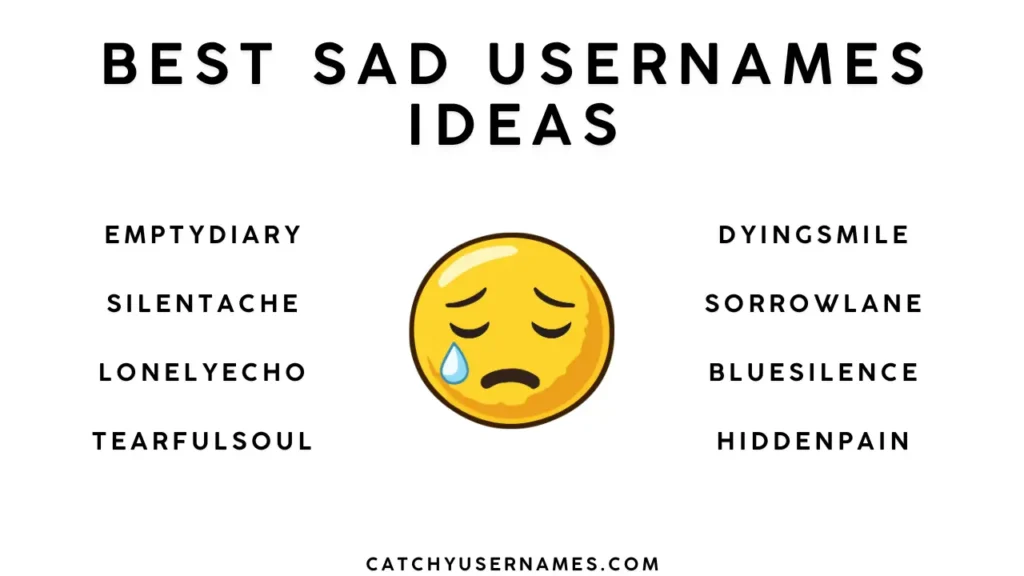 Best Sad Usernames Ideas