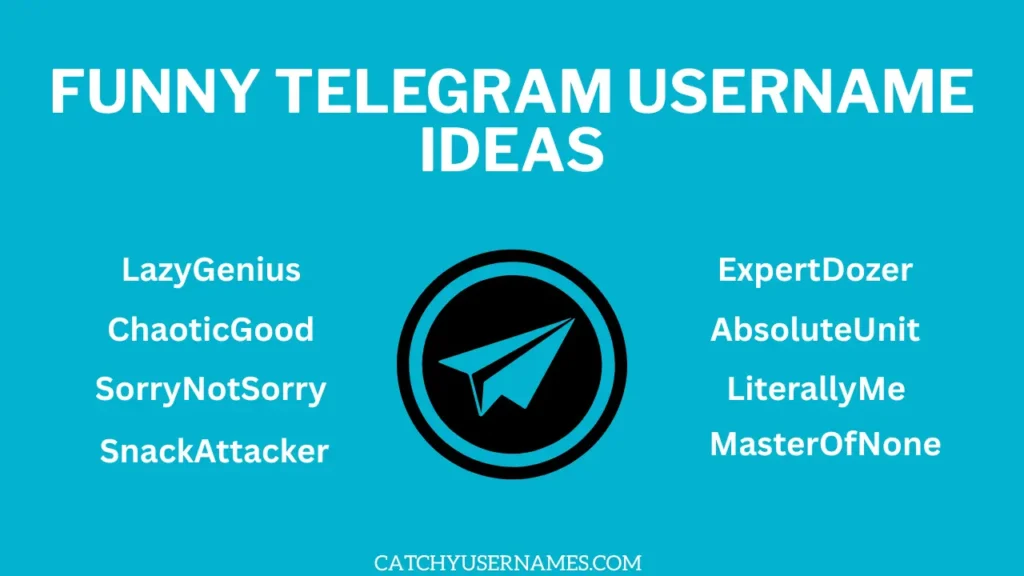 Funny Telegram Username Ideas