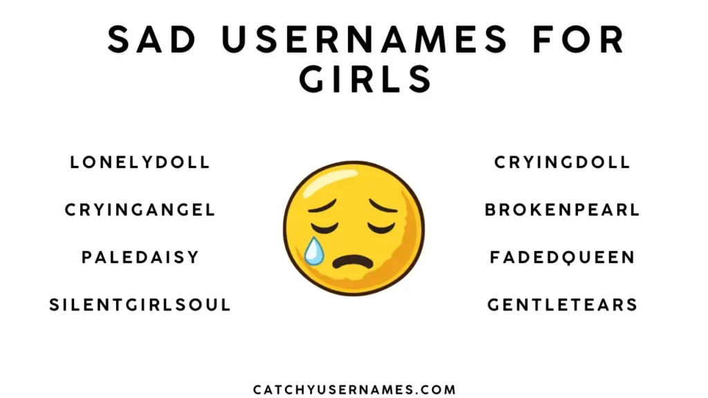 Sad Usernames for Girls