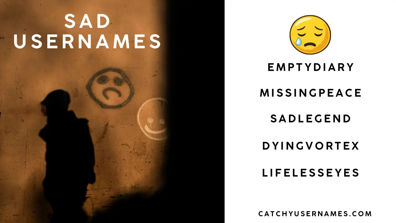 Sad Usernames