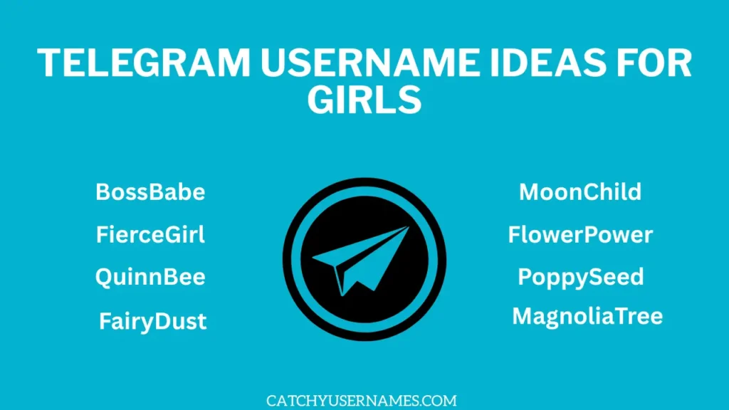 Telegram Username Ideas for Girls