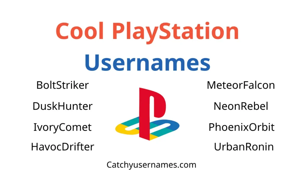 Cool PlayStation Usernames