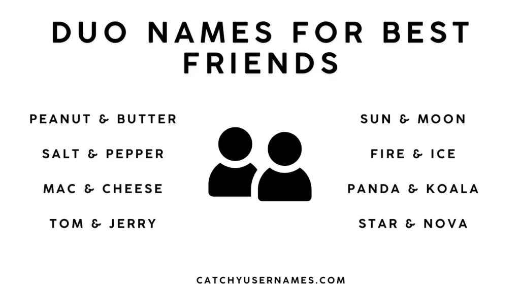Duo Names for Best Friends