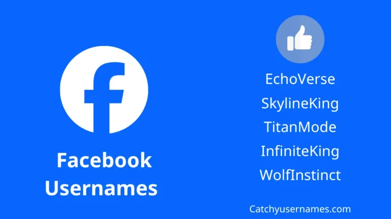 Facebook Usernames