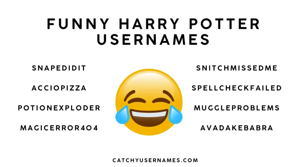 Funny Harry Potter Usernames
