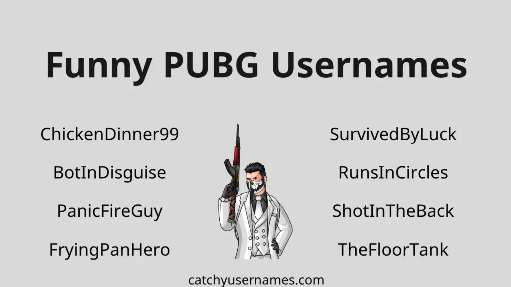 Funny PUBG Usernames