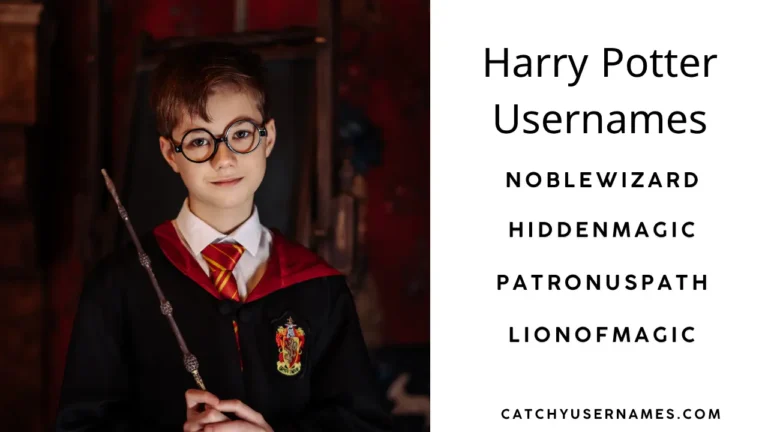 Harry Potter Usernames