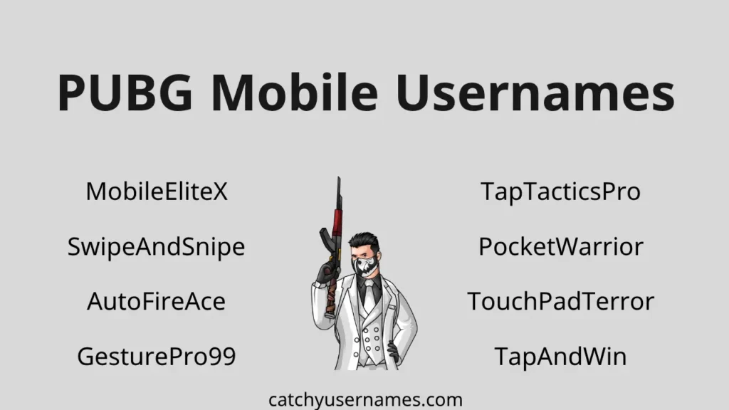 PUBG Mobile Usernames