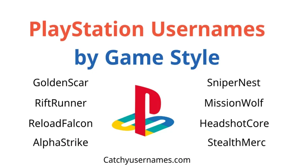 PlayStation Usernames by Game Style