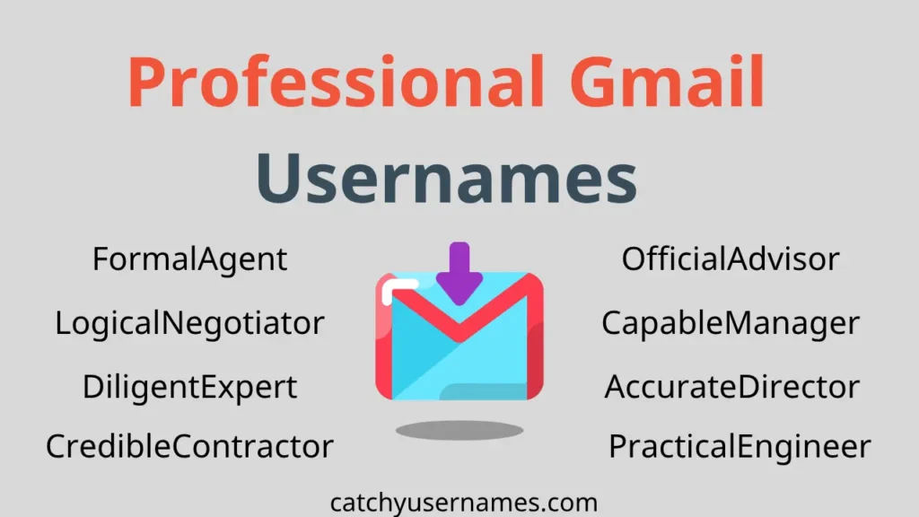 Professional Gmail Usernames