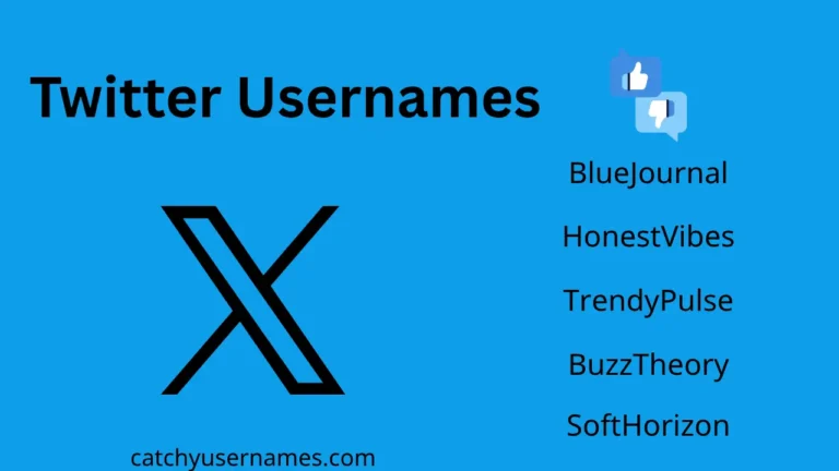 Twitter Usernames