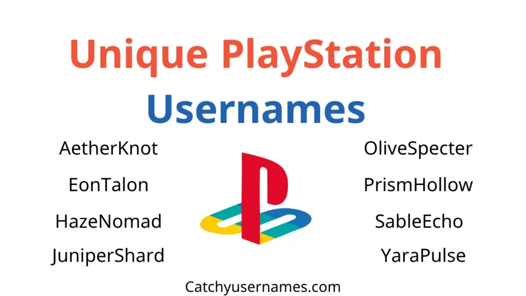 Unique PlayStation Usernames