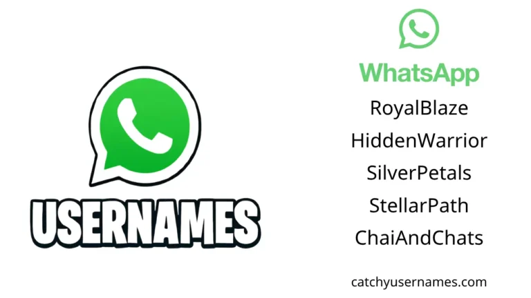 WhatsApp Username ideas