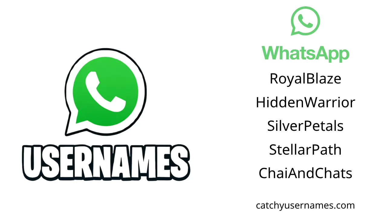 WhatsApp Username ideas