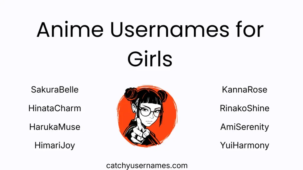 Anime Usernames for Girls