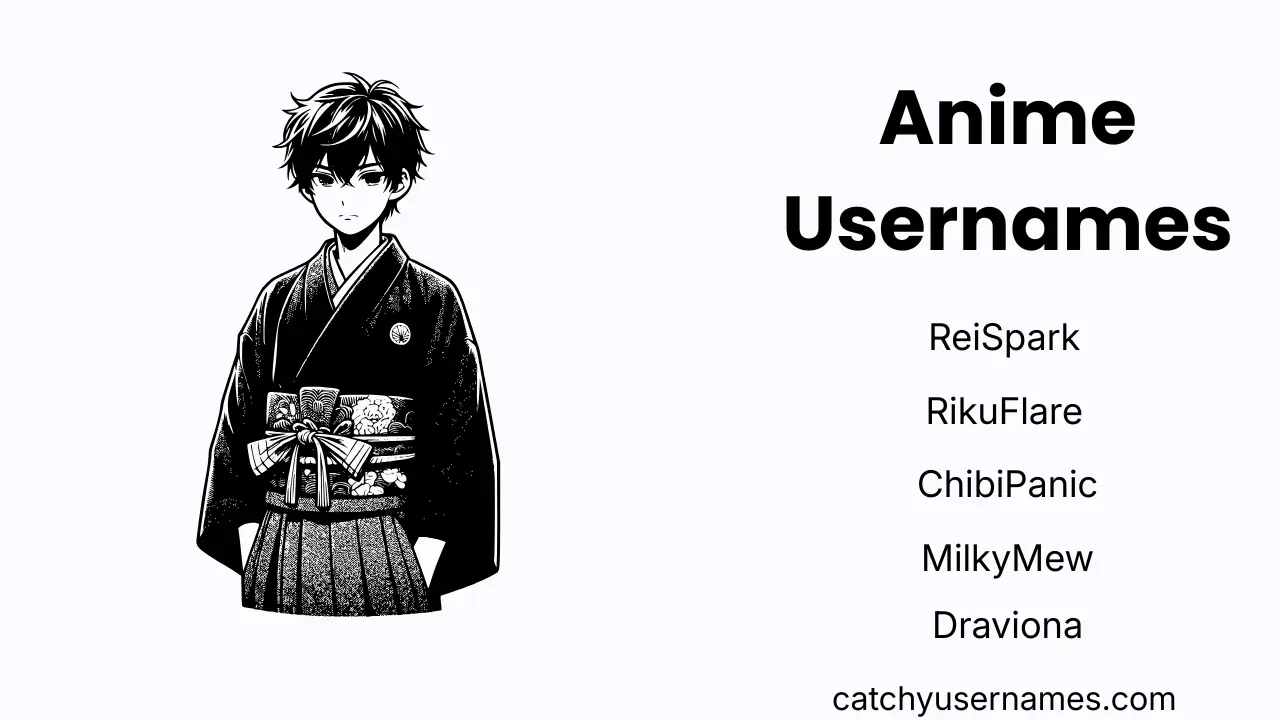 Anime Usernames
