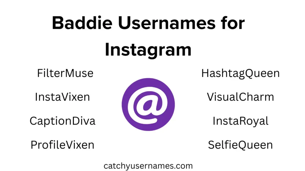 Baddie Usernames for Instagram