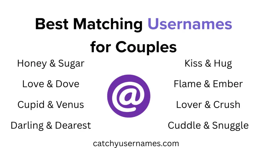 Best Matching Usernames for Couples