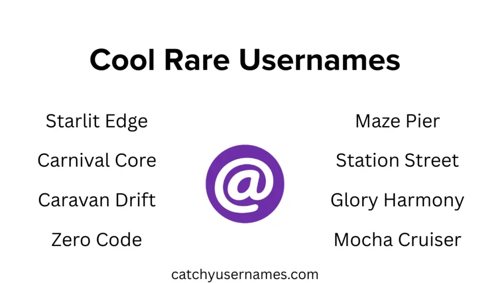 Cool Rare Usernames