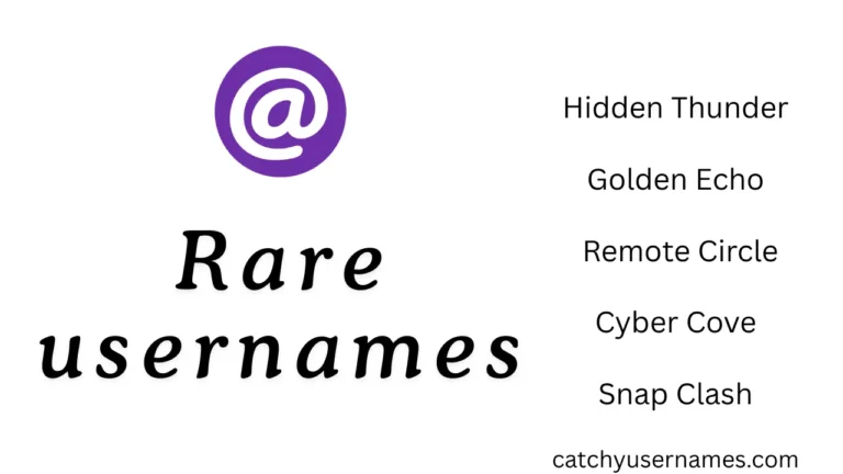Rare Usernames