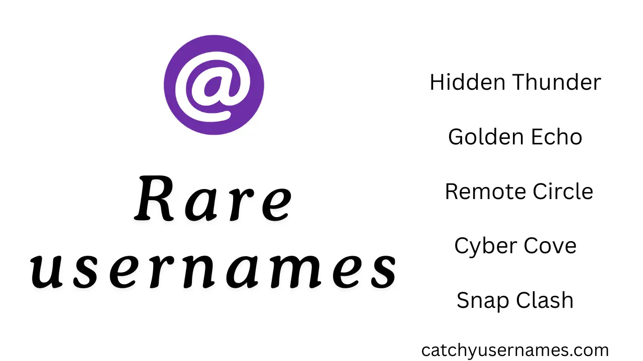 Rare Usernames