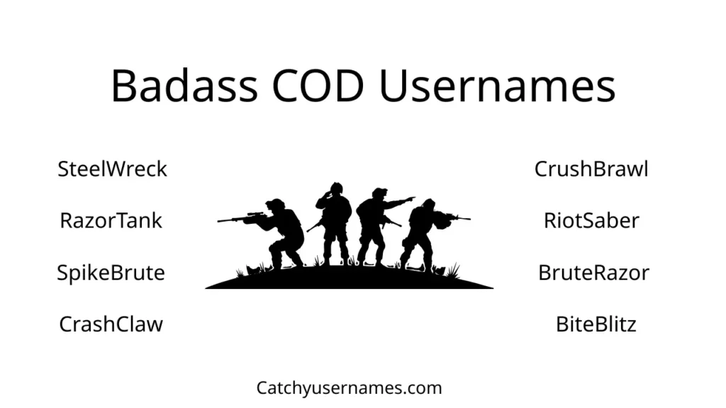 Badass COD Usernames
