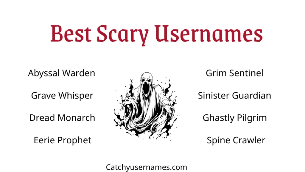 Best Scary Usernames