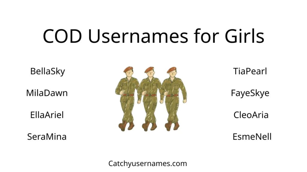 COD Usernames for Girls
