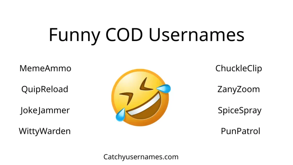 Funny COD Usernames