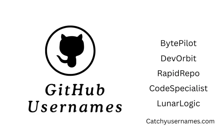 GitHub Usernames