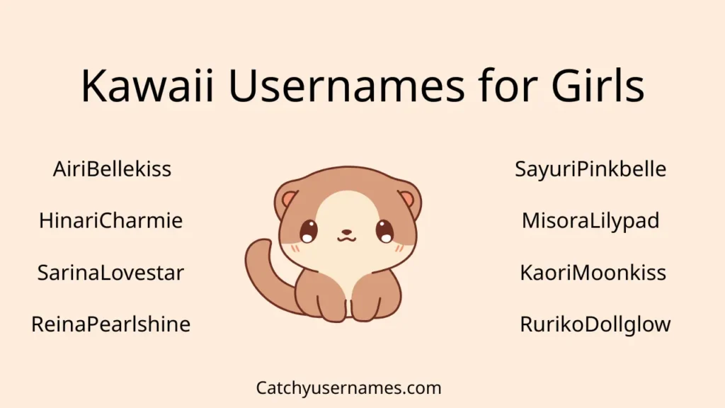 Kawaii Usernames for Girls