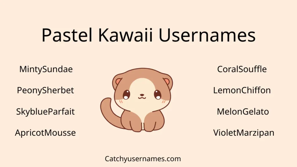 Pastel Kawaii Usernames