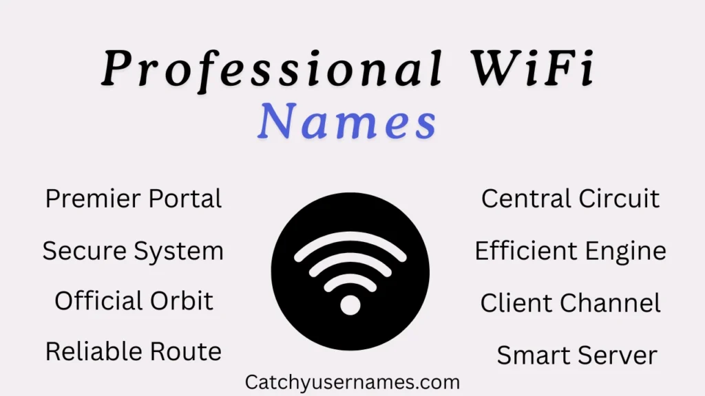 Professional WiFi Names