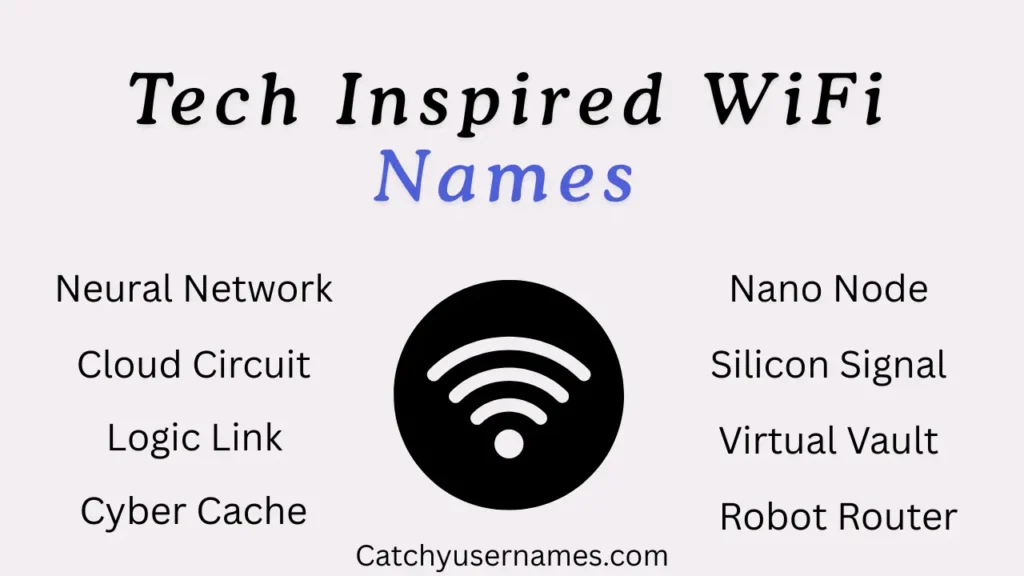 Tech Inspired WiFi Names