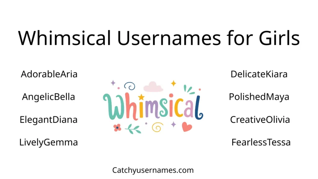 Whimsical Usernames for Girls