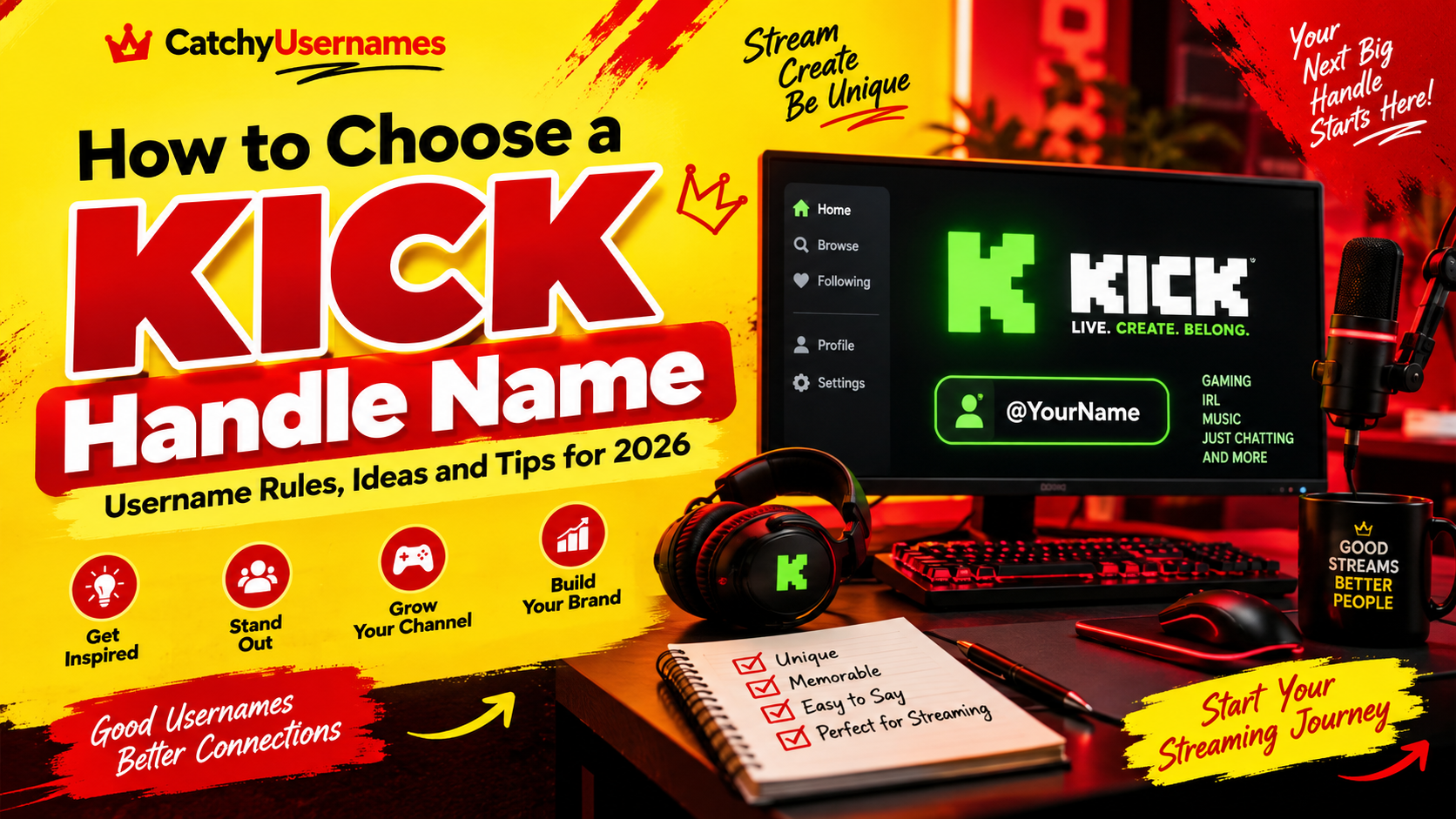 How to Choose a Kick Handle Name